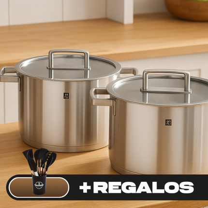 Olla Cocina Real en Acero Inoxidable Premium Antiadherente