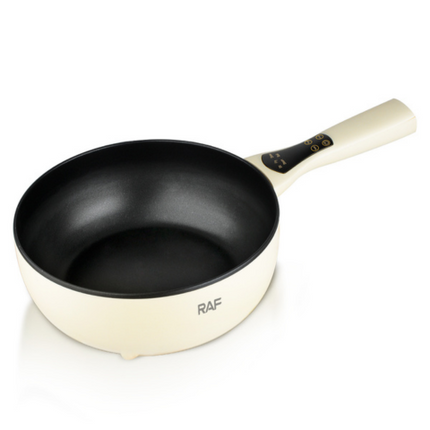 Sartén Eléctrica Multifuncional Antiadherente con Calentamiento Rápido y Regulación de Temperatura